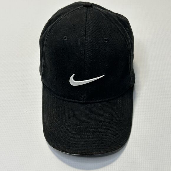 Nike 2013 Adult Unisex Contrast Stitch Golf Hat/Cap-Black/White 401840-010 - Picture 1 of 6
